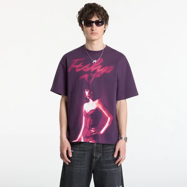 FTSHP Тениска Playboy x FTSHP T-Shirt Smoking Girl UNISEX Deep Purple L