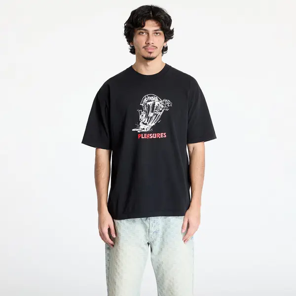 PLEASURES Тениска PLEASURES 9Th Street T-Shirt Black S