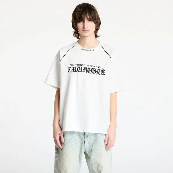 PLEASURES Тениска PLEASURES Crumble Heavyweight Raglan White S
