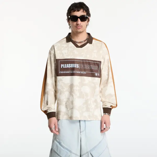 PLEASURES Тениска PLEASURES Despair Long Sleeve Jersey Ecru XL
