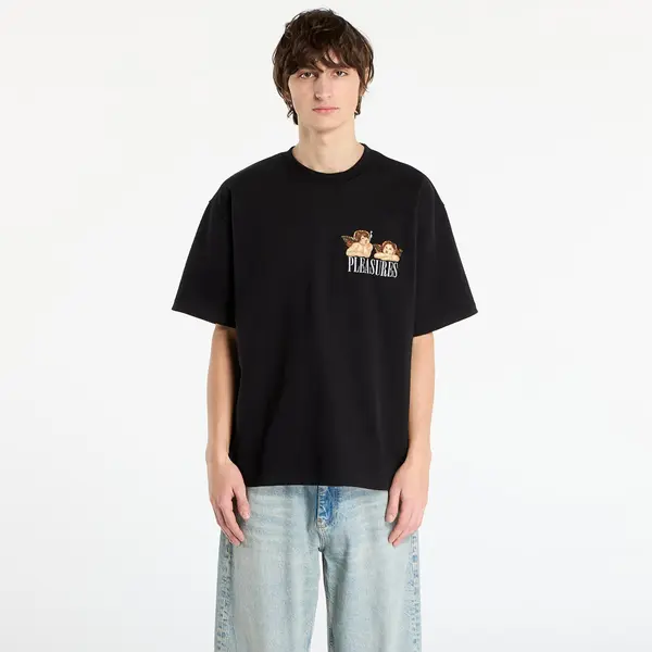 PLEASURES Тениска PLEASURES Dynamic Short Sleeve Crewneck Black S