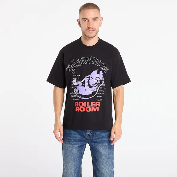 PLEASURES Тениска PLEASURES Headphone T-Shirt Black S