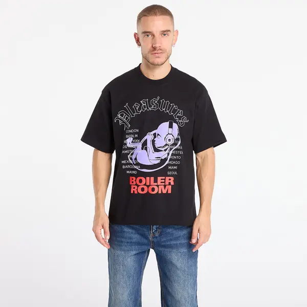 PLEASURES Тениска PLEASURES Headphone T-Shirt Black S