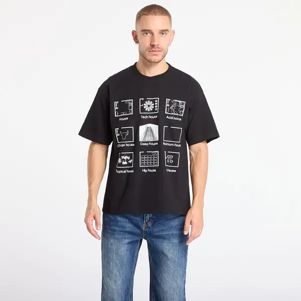 PLEASURES Тениска PLEASURES House Blend T-Shirt Black M