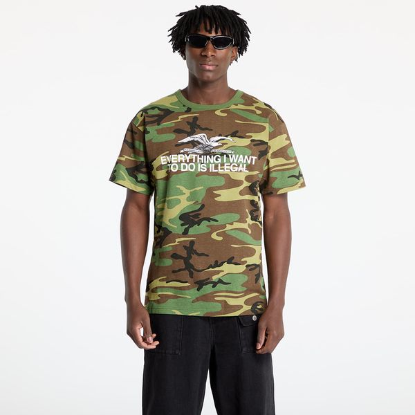 PLEASURES Тениска PLEASURES Illegal T-Shirt Woodland S