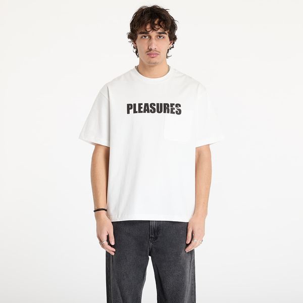 PLEASURES Тениска PLEASURES Impact Pocket Heavyweight Shirt White S