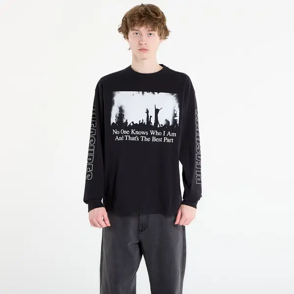 PLEASURES Тениска PLEASURES Incognito Long Sleeve Black XXL