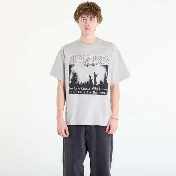 PLEASURES Тениска PLEASURES Incognito T-Shirt Silver S