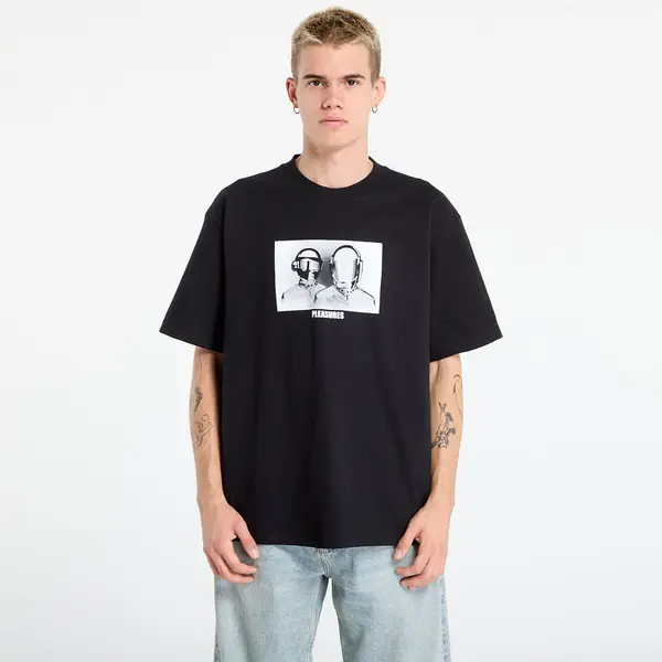PLEASURES Тениска PLEASURES Inverted T-Shirt Black S