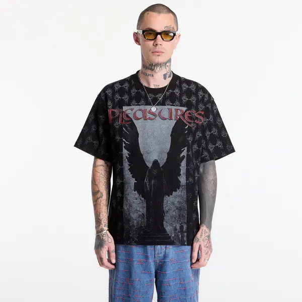 PLEASURES Тениска PLEASURES Judgement Heavyweight Shirt Black L