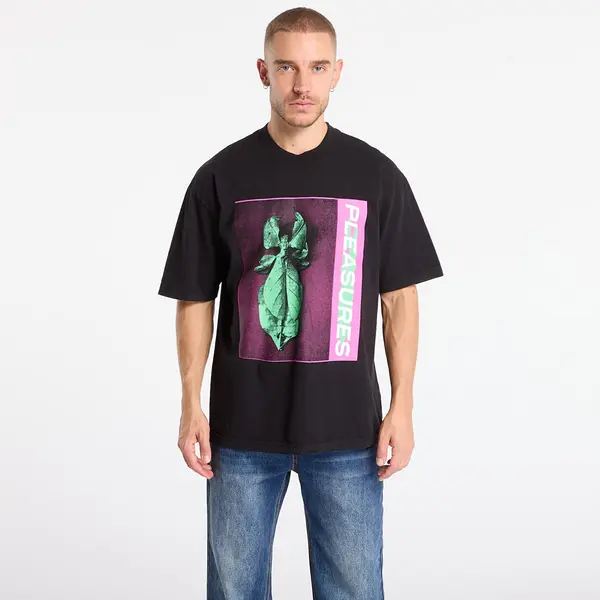 PLEASURES Тениска PLEASURES Leaf T-Shirt Black L