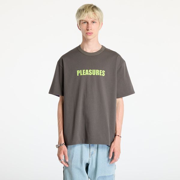 PLEASURES Тениска PLEASURES Legal Reversible Heavyweight T-Shirt Charcoal/ Purple S