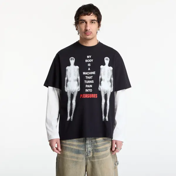 PLEASURES Тениска PLEASURES Machine T-Shirt Black L
