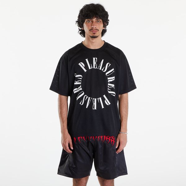 PLEASURES Тениска PLEASURES Motive Mesh Shirt Black M