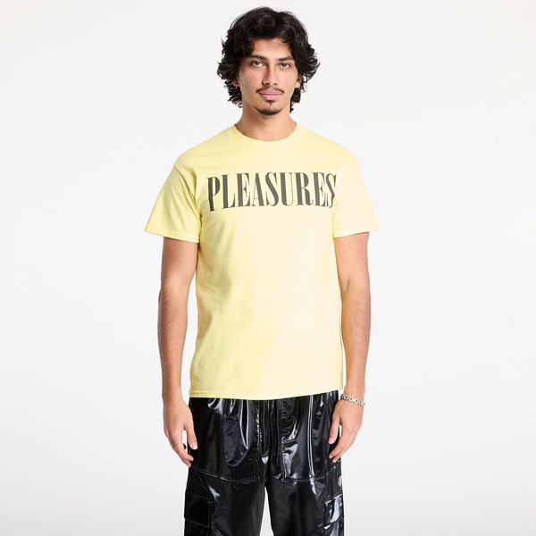 PLEASURES Тениска PLEASURES Onyx 24 T-Shirt Cornsilk M