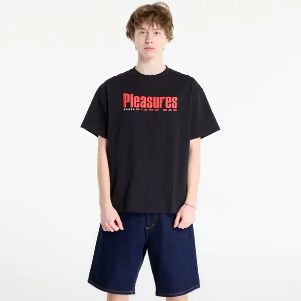 PLEASURES Тениска PLEASURES Piano Bar T-Shirt Black S