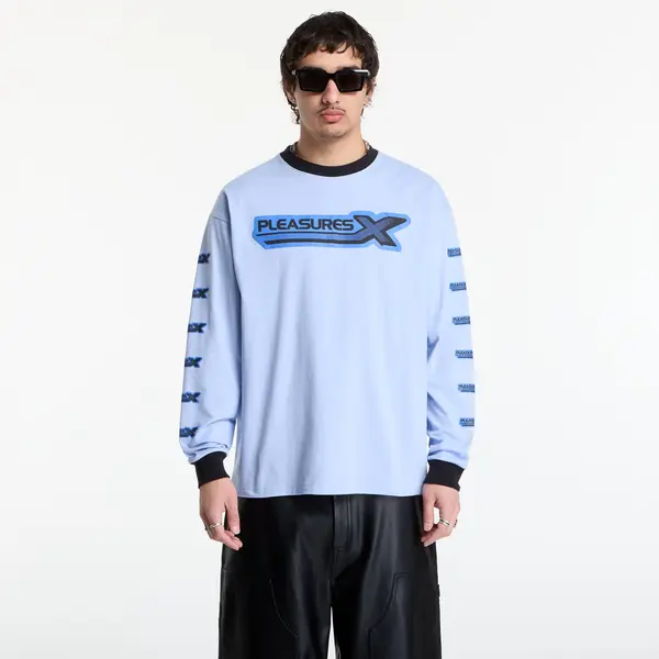 PLEASURES Тениска PLEASURES Pleasures X Long Sleeve Sky XL