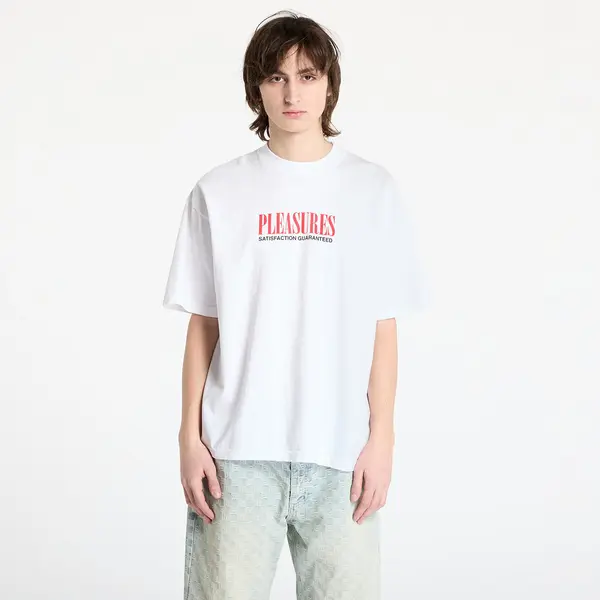 PLEASURES Тениска PLEASURES Satisfaction T-Shirt White S