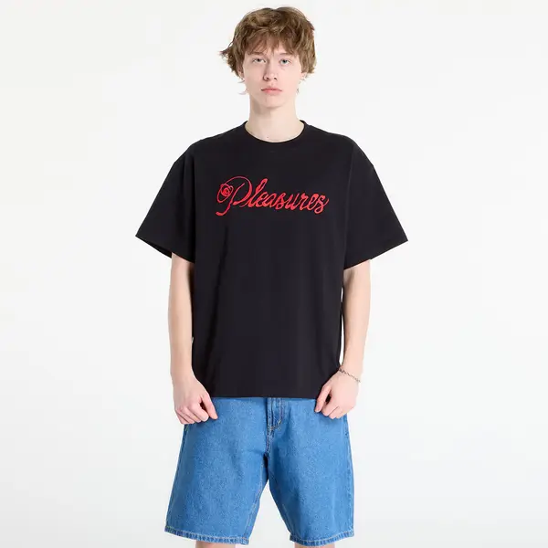 PLEASURES Тениска PLEASURES Scrawl T-Shirt Black L