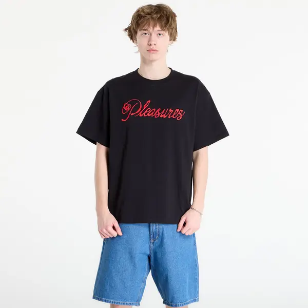 PLEASURES Тениска PLEASURES Scrawl T-Shirt Black S