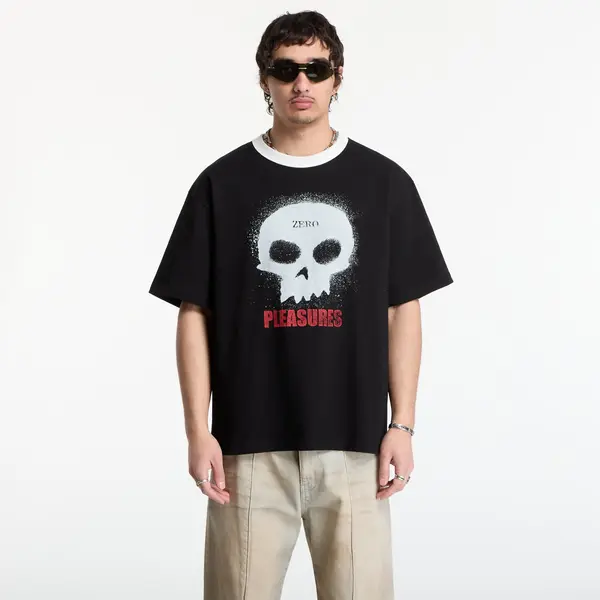 PLEASURES Тениска PLEASURES Single Skull Heavyweight Shirt Black L