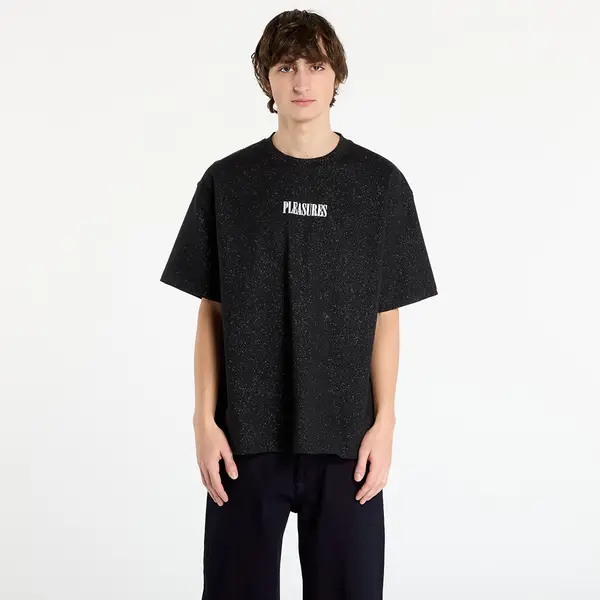 PLEASURES Тениска PLEASURES Starry Heavyweight Shirt Black S