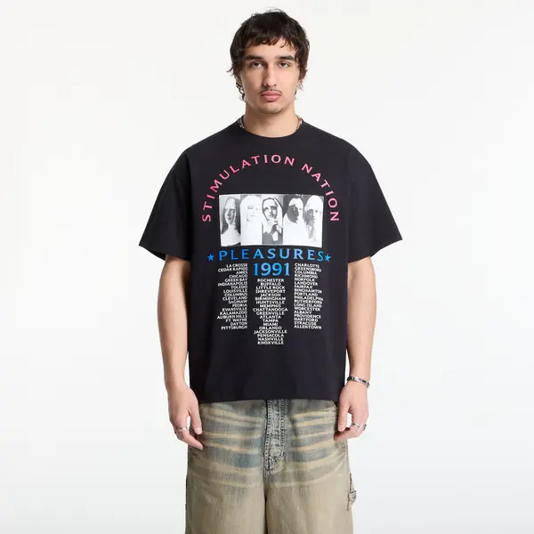 PLEASURES Тениска PLEASURES Stimulation T-Shirt Black M