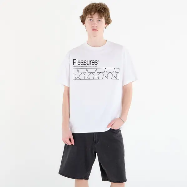 PLEASURES Тениска PLEASURES Supplements T-Shirt White S