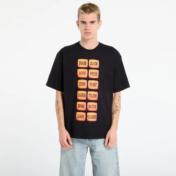 PLEASURES Тениска PLEASURES Technologic T-Shirt Black M