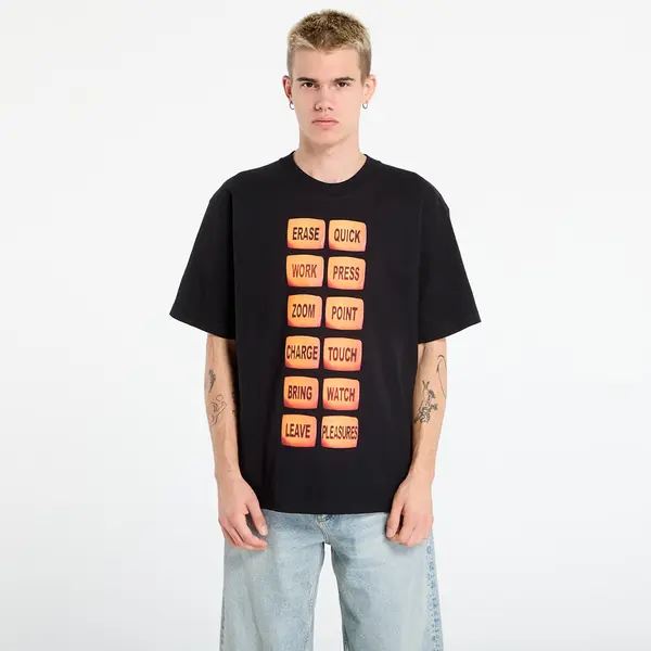 PLEASURES Тениска PLEASURES Technologic T-Shirt Black S