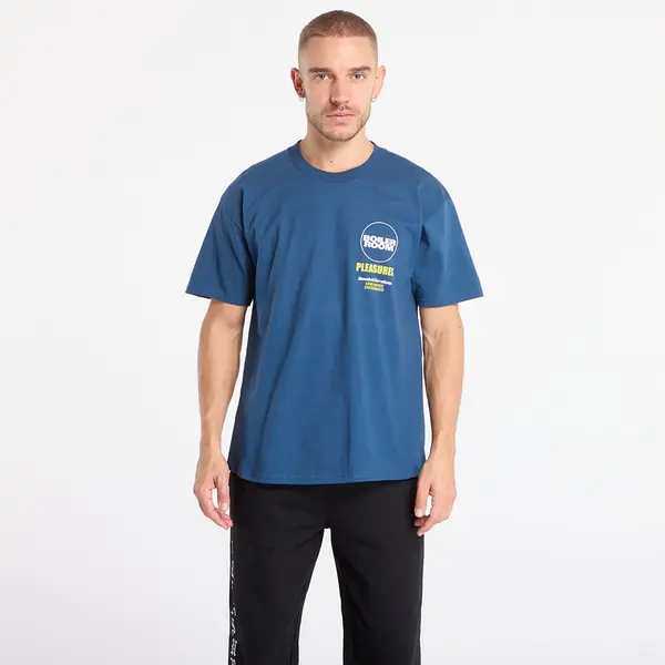 PLEASURES Тениска PLEASURES Turntable T-Shirt Blue L