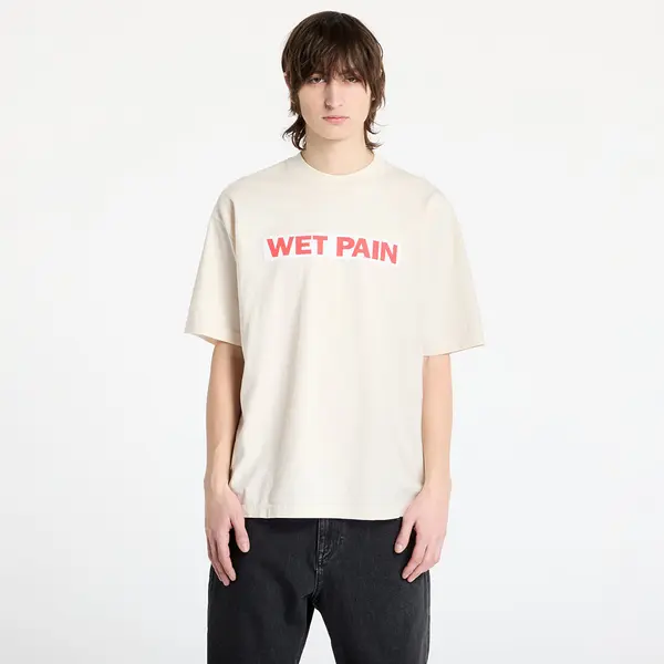 PLEASURES Тениска PLEASURES Wet Pain T-Shirt Cream S