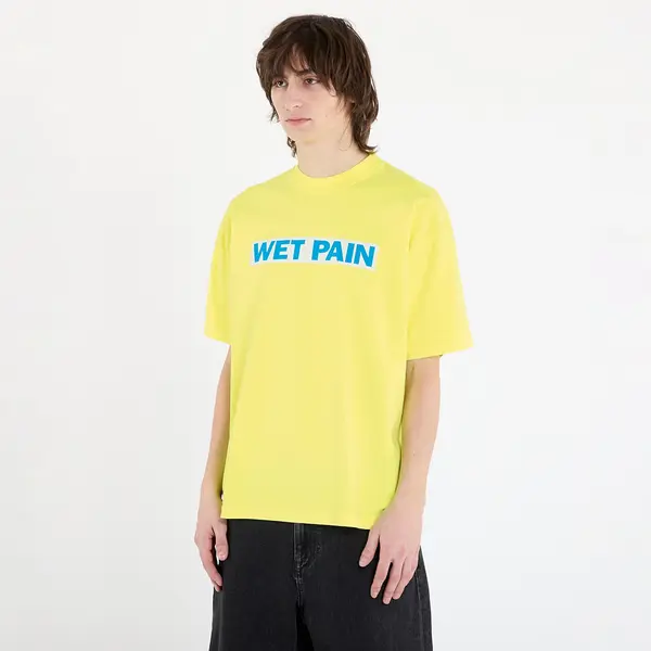 PLEASURES Тениска PLEASURES Wet Pain T-Shirt Neon Yellow S