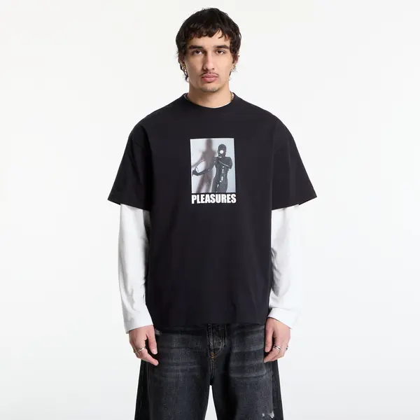 PLEASURES Тениска PLEASURES Whip T-Shirt Black M