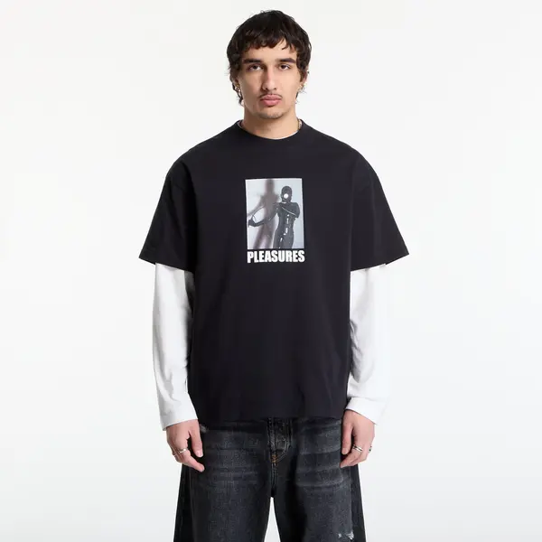 PLEASURES Тениска PLEASURES Whip T-Shirt Black XL