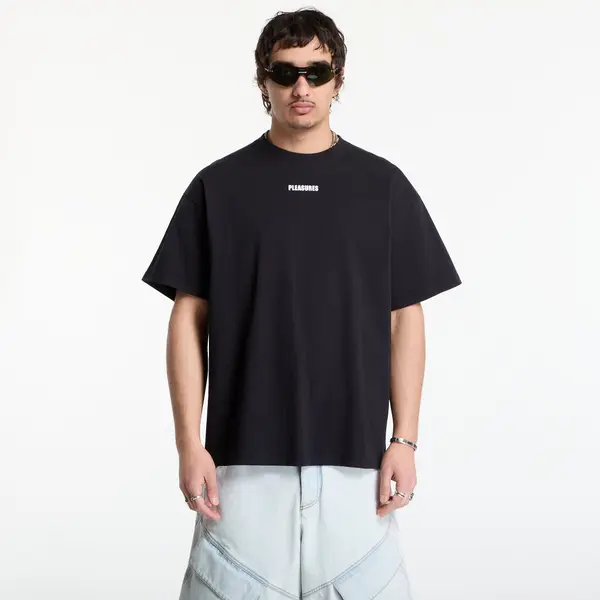 PLEASURES Тениска PLEASURES Wordmark T-Shirt Black S