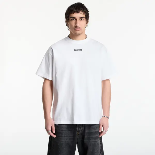 PLEASURES Тениска PLEASURES Wordmark T-Shirt White S