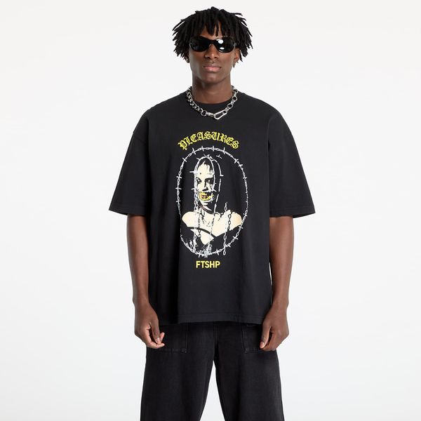 PLEASURES Тениска PLEASURES x FTSHP Cage T-Shirt UNISEX Black L