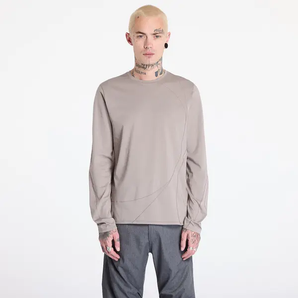Post Archive Faction (PAF) Тениска Post Archive Faction (PAF) 7.0 Long Sleeve Center T-Shirt UNISEX Warm Grey XL