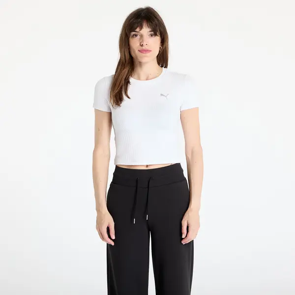 Puma Тениска Puma Dare to Textured Baby Tee PUMA White S
