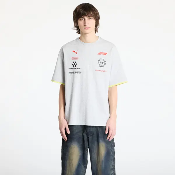 Puma Тениска Puma F1 Racing Tee Light Gray Heather XL