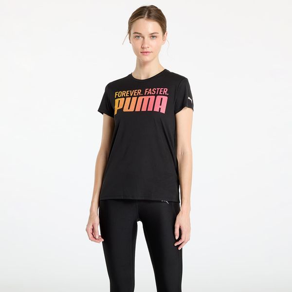 Puma Тениска PUMA Run Favroites Forever Faster Graphic Tee Black S