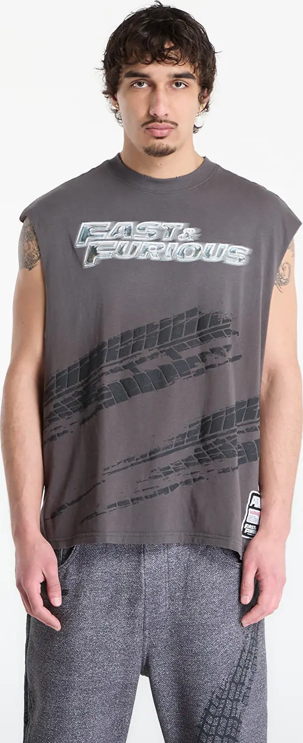 Puma Тениска Puma x Fast & Furious Cutoff Dusky Gray M