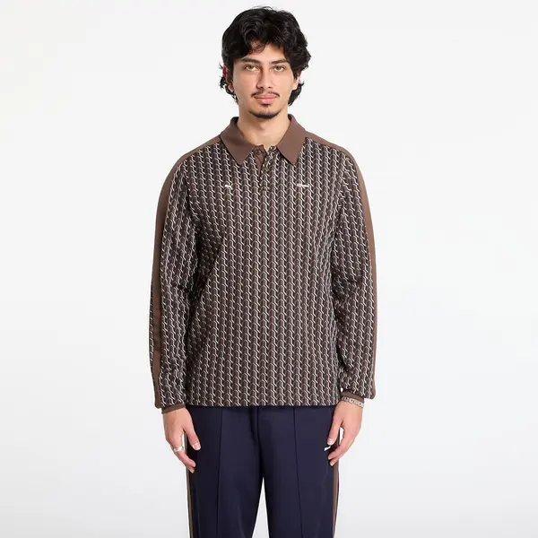 Puma Тениска Puma x JJJJOUND T7 Longsleeve Polo Chocolate XXL