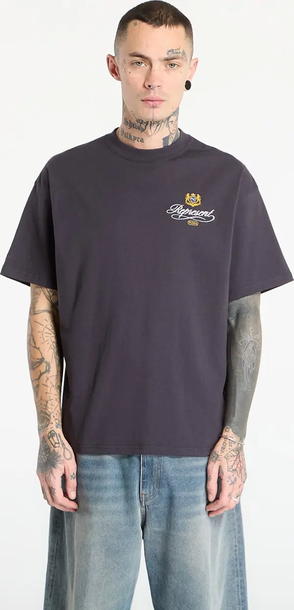 Puma Тениска Puma x REPRESENT Graphic Tee Flat Dark Gray L