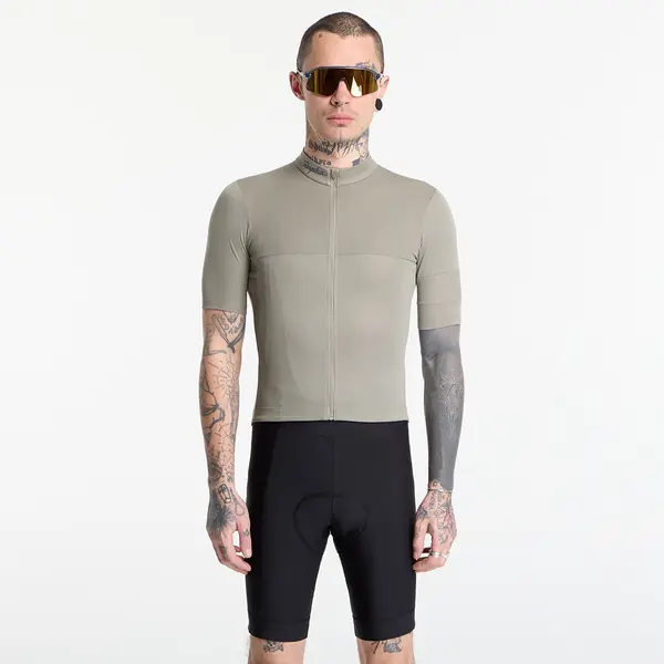 Rapha Тениска Rapha Men's Brevet Element Jersey Khaki/ Black XL