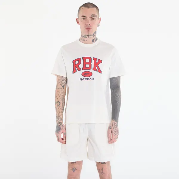 Reebok Тениска Reebok Collegiate T-Shirt Vintage Chalk XL