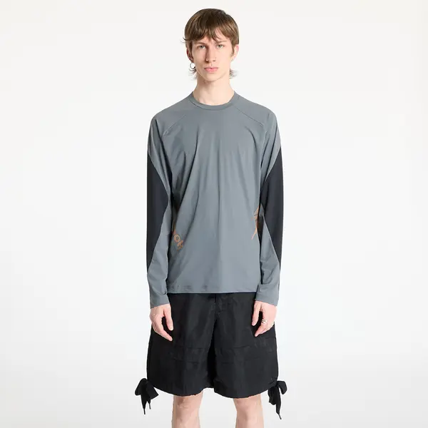 Reebok Тениска Reebok Longsleeve Run Tee UNISEX Grey 3/ Washed Black XL