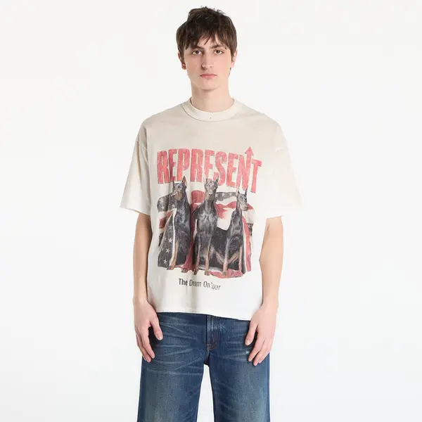 REPRESENT Тениска REPRESENT Dream On Tour T-Shirt UNISEX Washed Ecru S