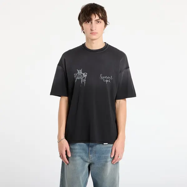 REPRESENT Тениска REPRESENT Hand Drawn Thoroughbred Dogs T-Shirt Aged Black S